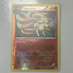 Pokemon TCG DRAGONS EXALTED Ninetales Reverse Holo Rare Flames 19/124 NM- Card - Image 1