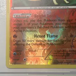 Pokemon TCG DRAGONS EXALTED Ninetales Reverse Holo Rare Flames 19/124 NM- Card - Image 5
