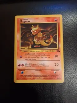 Pokemon TCG Magmar Fossil 39, Regular Unlimited Uncommon Card - Image 1