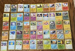Lot Of 50 Pokemon Cards All reverse Holo - Image 1