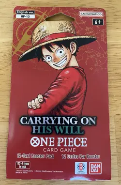 Bandai One Piece Card Game OP-13 Carrying On His Will English 12-Card Pack - Image 2