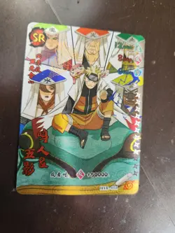 10 NARUTO SHIPPUDEN Uzumaki Kage Holo CCG TCG SR Rare + EXTRA Cards - Image 2