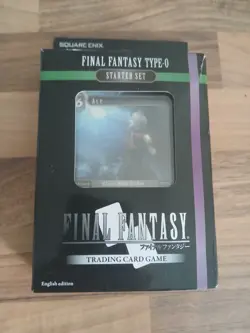 Final Fantasy Type-0 Starter Set Trading Card Game 50 Cards Game Mat And Guide - Image 1