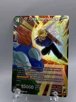 Dragon Ball Super Card Game: BT30-010 SS Trunks, Unmatched Power Super Rare SR - Image 1