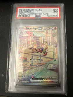 Pokemon Skeledirge EX TCG Special Illustration Rare Card Paldea Evolved Psa 9 - Image 1