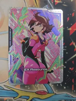 Gundam Card Game GD05 Freedom Ascension EXR-007 SP EX Resource Rain Mikamura ENG - Image 1