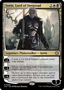 NM - Sorin, Lord of Innistrad [LCC - 289] Commander: The Lost Caverns of Ixalan - Image 1