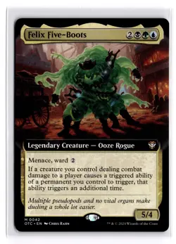 Felix Five-Boots (Extended Art) 42 Commander: Outlaws of Thunder Junction MTG NM - Image 1