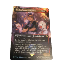 MTG Locke Treasure Hunter 475 Extended Art Chocobo track foil Final Fantasy NM - Image 1