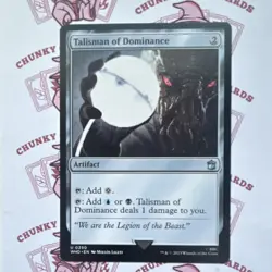 Talisman of Dominance Universes Beyond: Doctor Who Regular Uncommon MTG 0250 - Image 1