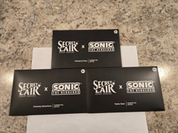 Lot Of 3 MTG Secret Lair x Sonic The Hedgehog: Complete Rainbow Foil Edition Set - Image 1