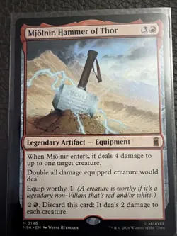 Mjolnir, Hammer of Thor - Marvel Super Heroes Regular MTG - Image 1
