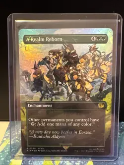 A Realm Reborn (Borderless) (Chocobo Track Foil) Final Fantasy Foil - Image 1