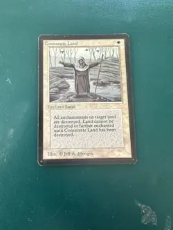 MtG Consecrate Land: Beta NM/LP ACTUAL PHOTOS! - Image 1