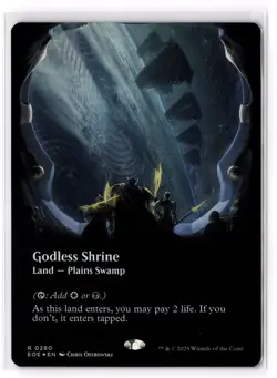 Godless Shrine (Borderless) 280 Edge of Eternities Foil NM - Image 1