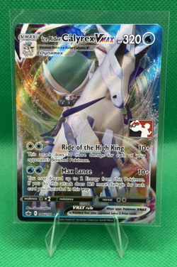Pokemon TCG Ice Rider Calyrex VMAX 046/198 Prize Pack Series Play! Promo 🧊 - Image 1