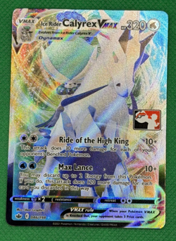 Pokemon TCG Ice Rider Calyrex VMAX 046/198 Prize Pack Series Play! Promo 🧊 - Image 2