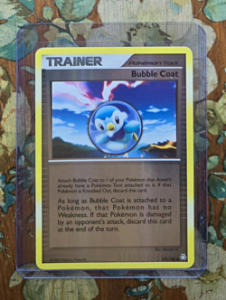 Pokemon TCG Bubble Coat 129/146 Legends Awakened Reverse Holo Uncommon Eng 2008 - Image 1