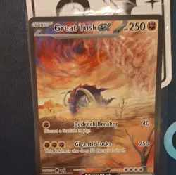 The Pokemon Company Great Tusk ex 246/198 SV01 Rare Holo Full Art Basic SIR - Image 4