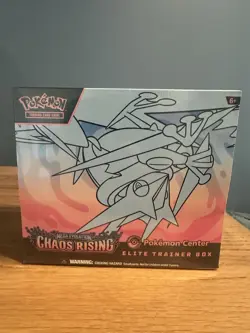 Chaos Rising Pokemon Center Elite Trainer Box Sealed - Image 1