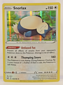 Pokemon Lost Origin Snorlax 143/196 Holo - Image 1