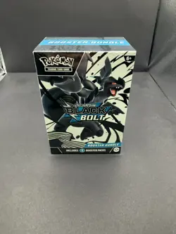 Pokemon TCG Scarlet & Violet Black Bolt Booster Bundle 6 Packs English Sealed ⚡ - Image 1