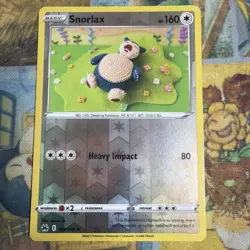 Snorlax 109/159 RH Crown Zenith EN NM Raw Pokemon - Image 1