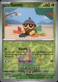Seedot 3/162 Common Reverse Holo Temporal Forces Pokemon - Image 1