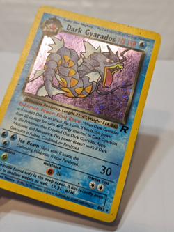 Dark Gyarados 8/82 Holo Rare Unlimited Team Rocket Pokemon 7309 - Image 2