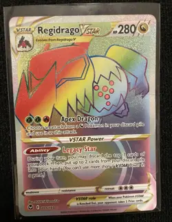 Regidrago VSTAR 201/195 Swsh12 Silver Tempest Secret Rare Holo (EN) - Image 1