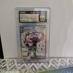Pokemon Umbreon ex Prismatic Evo. Figure Coll. Promo SVP EN 176 CGC 10 Pristine - Image 1