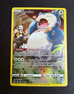 Snorlax Holo Ultra Rare TG10/TG30 Lost Origin Trainer Gallery Eng 2022 - Image 1