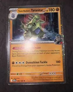 Team Rockets Tyranitar Pokemon Center Exclusive 096/182 NM - Image 1