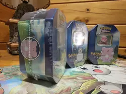 POKEMON TCG GO: Set of 3, PIKACHU SNORLAX BLISSEY Collector tins. New/Sealed - Image 2