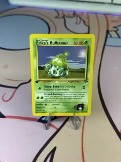 Erika's Bulbasaur 39/132 Uncommon Gym Challenge Pokemon 1st Edition - Image 1