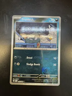 Pokemon Trubbish Master Ball Pattern Basic 059/086 Sv: White Flare Holo 70HP - Image 3
