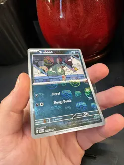 Pokemon Trubbish Master Ball Pattern Basic 059/086 Sv: White Flare Holo 70HP - Image 5