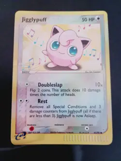 Pokemon Jigglypuff 41/95 Reverse Holo EX Team Magma vs Team Aqua - Image 1
