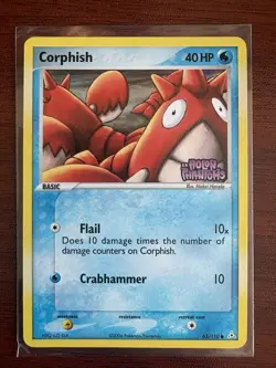 Corphish 63/110 2006 EX Holon Phantoms Pokemon Reverse Holo Common - LP+ - Image 2