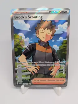 Pokemon - 179/159 - Brock's Scouting - Journey Together - Pokemon TCG - NM - Image 1