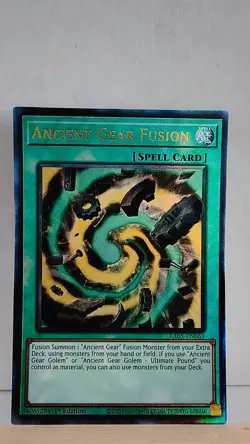 Ancient Gear Fusion 1st Edition [NM] - Yu-Gi-Oh! RA05 [Ultimate Rare] - Image 1