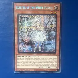 Yu-Gi-Oh! Elzette of the White Forest 1st Edition MP25-EN080 - Image 1