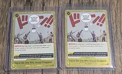One Piece You're the One Who Should Disappear OP06-115 x2 Playset Rare NM - Image 1