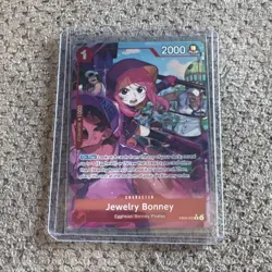Jewelry Bonney One Piece CCG Character Card EB04-002 Egghead Pirates 2000 Power - Image 1