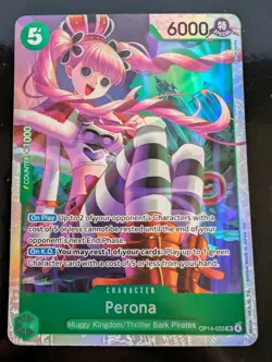 OnePiece TCG – Perona – OP14-033 – The Azure Sea's Seven – SuperRare - NM - Image 1