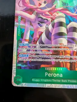 OnePiece TCG – Perona – OP14-033 – The Azure Sea's Seven – SuperRare - NM - Image 5