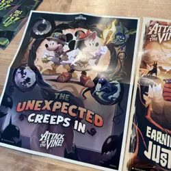 Disney Lorcana Attack Of The Vine Prerelease Posters all 3 - Image 4