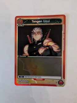 Union Arena Demon Slayer Tengen Uzui Foil Box Topper UE05BT/KMY-1-085 - Image 1