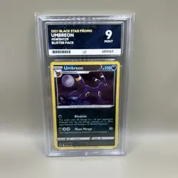 Pokemon Umbreon TCG SWSH129 Black Star Promo Holo Card Mint Condition Ace 9 - Image 1