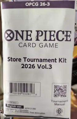 ONE PIECE Card Game - OPCG 26-3 Store Tournament Kit 2026 Vol. 3 - SEALED - Image 1